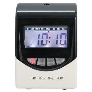 高機能タイムカードレコーダー 本体 [NX-19N] SIS カード付き 勤怠管理 集計 印字 多機能