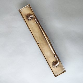 真鍮ドアハンドル　45.8cm　ヴィクトリア王朝期　英国アンティーク　住宅・店舗ドアに　bh804