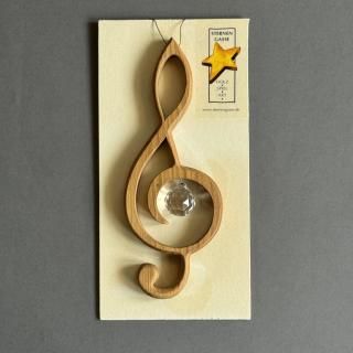 ڥƥͥ󥬥åۥꥹӡ TREBLE CLEF-Treble clef with crystal ball 20 mm | SGA50282(ֳ)