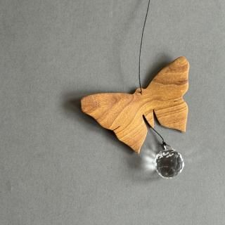 ڥƥͥ󥬥åۥꥹӡ BUTTERFLY-Butterfly with crystal ball 20 mm | SGA52009(ֳ)