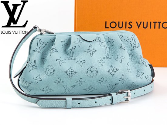 ルイ・ヴィトン LOUIS VUITTON スカラ・ミニ ショルダーバッグ ヴェールラグーン マヒナ M80094 袋 箱 未使用