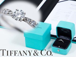 Tiffany ƥեˡ ϡˡ ϡե   0.21ct(H/VVS1/3EX) Pt950  Ȣ