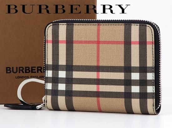 バーバリー BURBERRY コンパクトジップウォレット 財布 札入 小銭入 ...