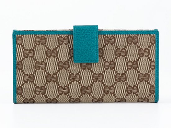 グッチ GUCCI 長財布 Wホック GGキャンバス 札入 小銭入 レザー