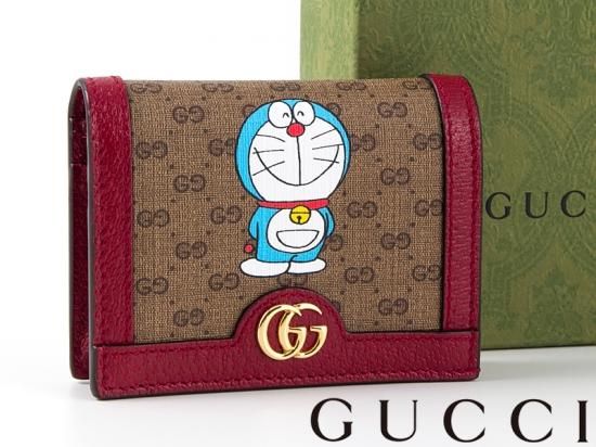 グッチ ドラえもん GUCCI カードケース コイン＆紙幣入れ付き 