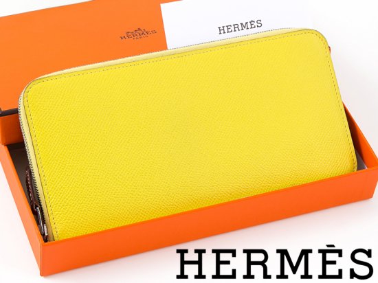 エルメス HERMES アザップロング シルクイン 長財布 札入 小銭入