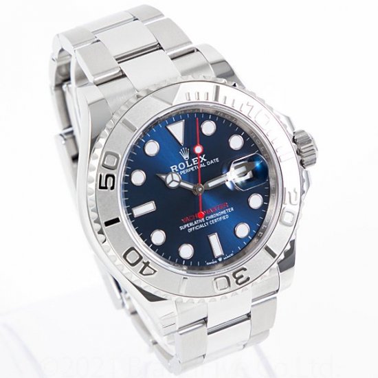 ロレックス ヨットマスター 40 126622 ブライトブルー 青文字盤 腕時計 