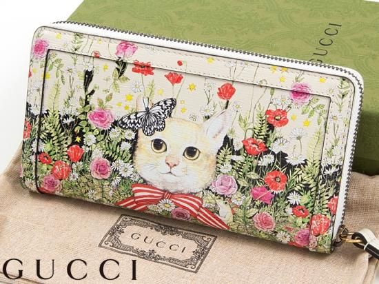 グッチ GUCCI ヒグチユウコ ジップアラウンドウォレット 並木店限定 長