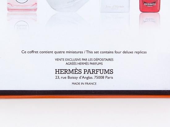 エルメス HERMES ミニ 香水 4本セット 7.5ml コロン パルファム