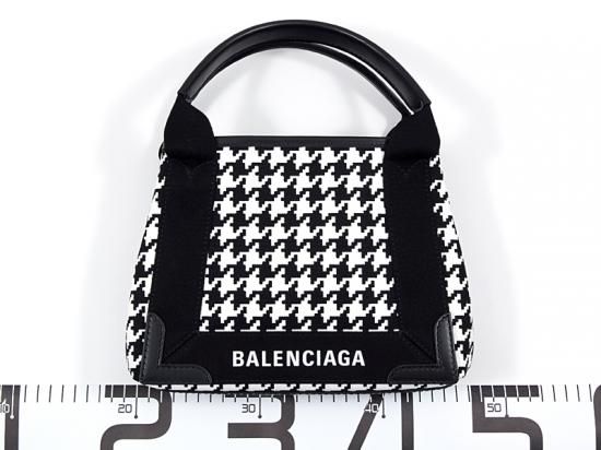 BALENCIAGA ネイビー カバス XS 2WAY トートバッグ ポーチ付き