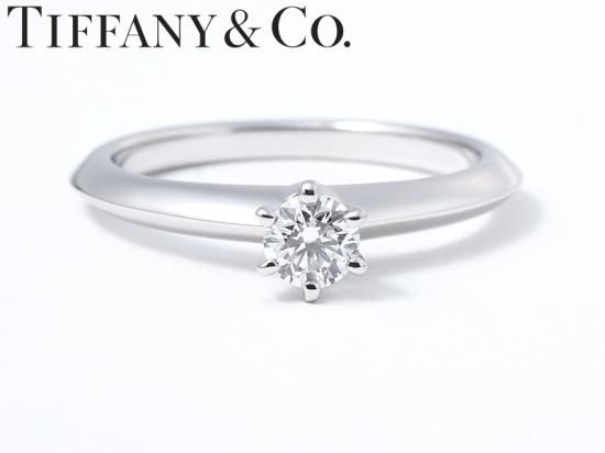 ティファニー Tiffany 指輪 ソリテール ダイヤ リング 0.20ct 9号 3.8g