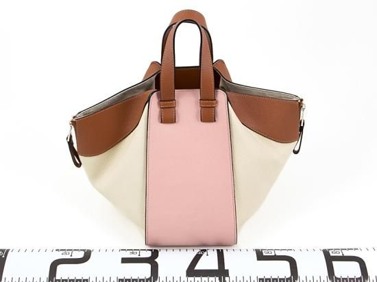 ロエベ LOEWE ハンモックバッグ スモール 2WAY ショルダー ピンク タン ...