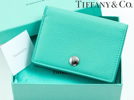 希少 】Tiffany ティファニー カードケース 名刺入れ ブルー - 名刺