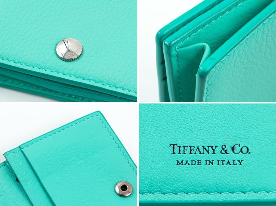 ティファニー Tiffany&Co. ヴァーティカル フォールド カードケース 