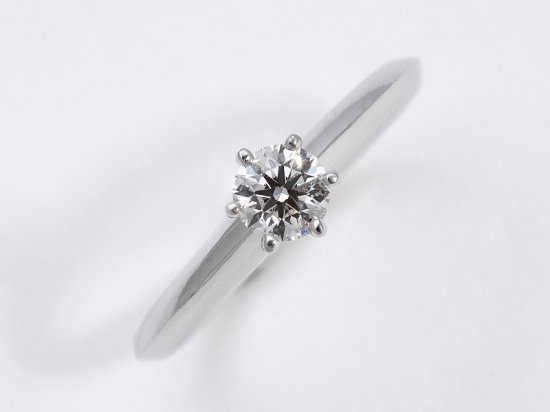 ティファニー Tiffany 指輪 ソリテール ダイヤ リング 0.22ct VS1/H
