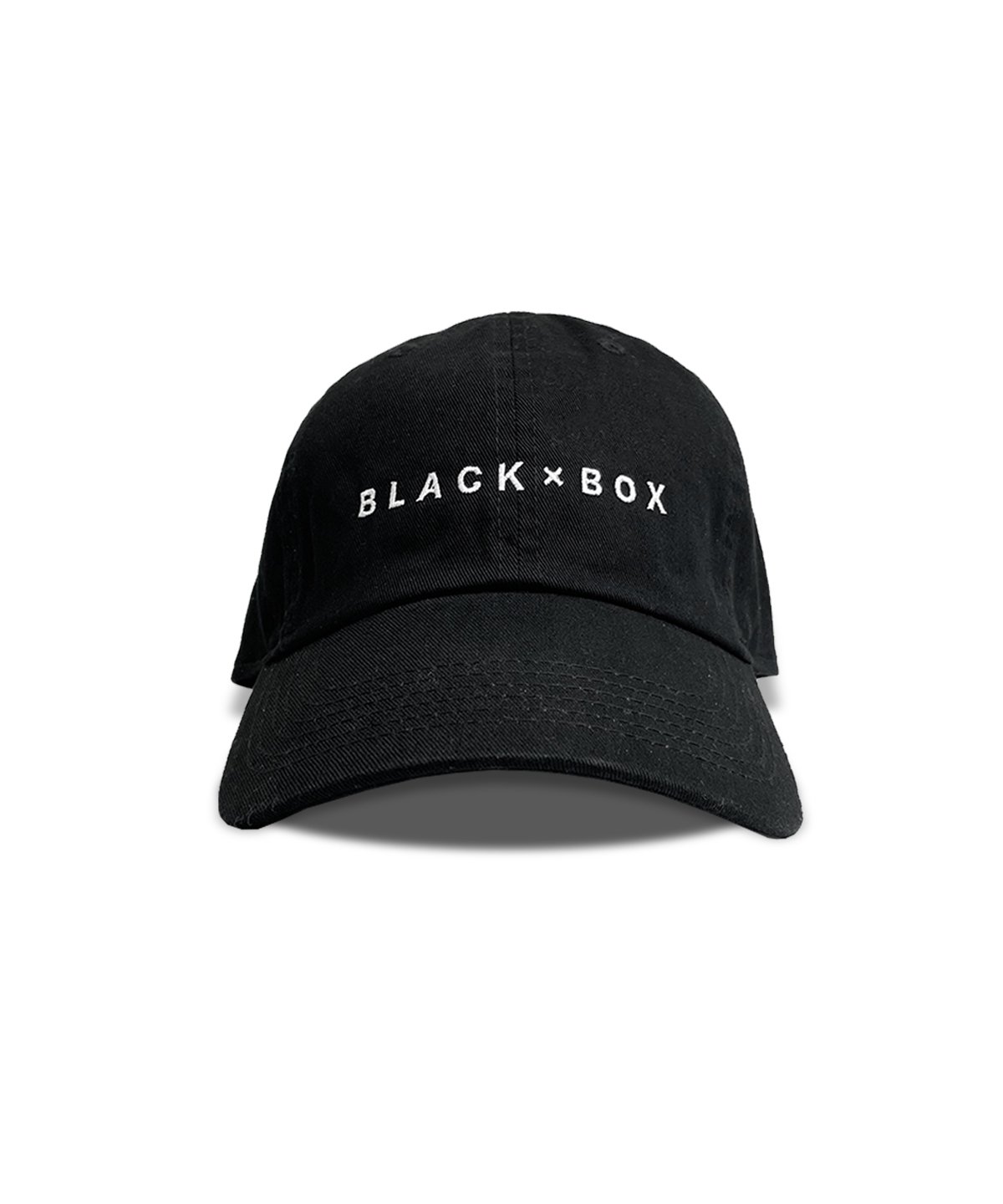 BLACK×BOX BLACK LOGO CAP WHT