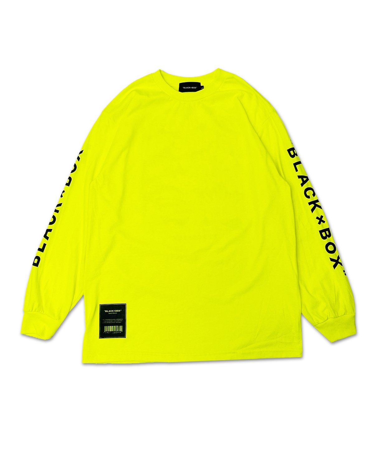 BLACK×BOX Sleeve LOGO Long T-shirts