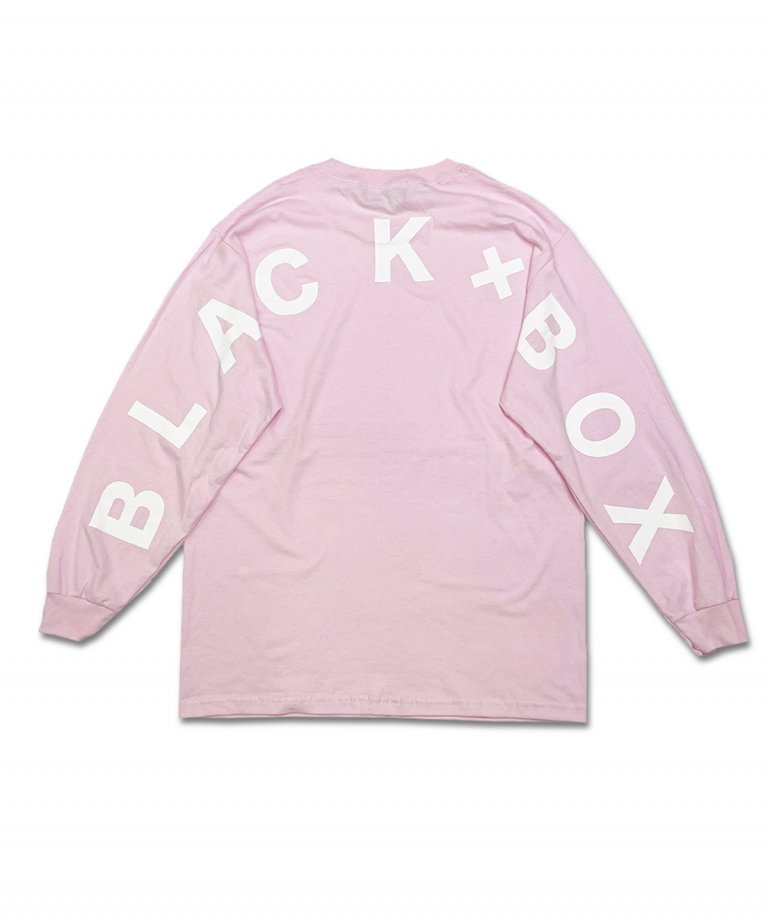 BLACK×BOX Arch LOGO Long T-shirts.PINK