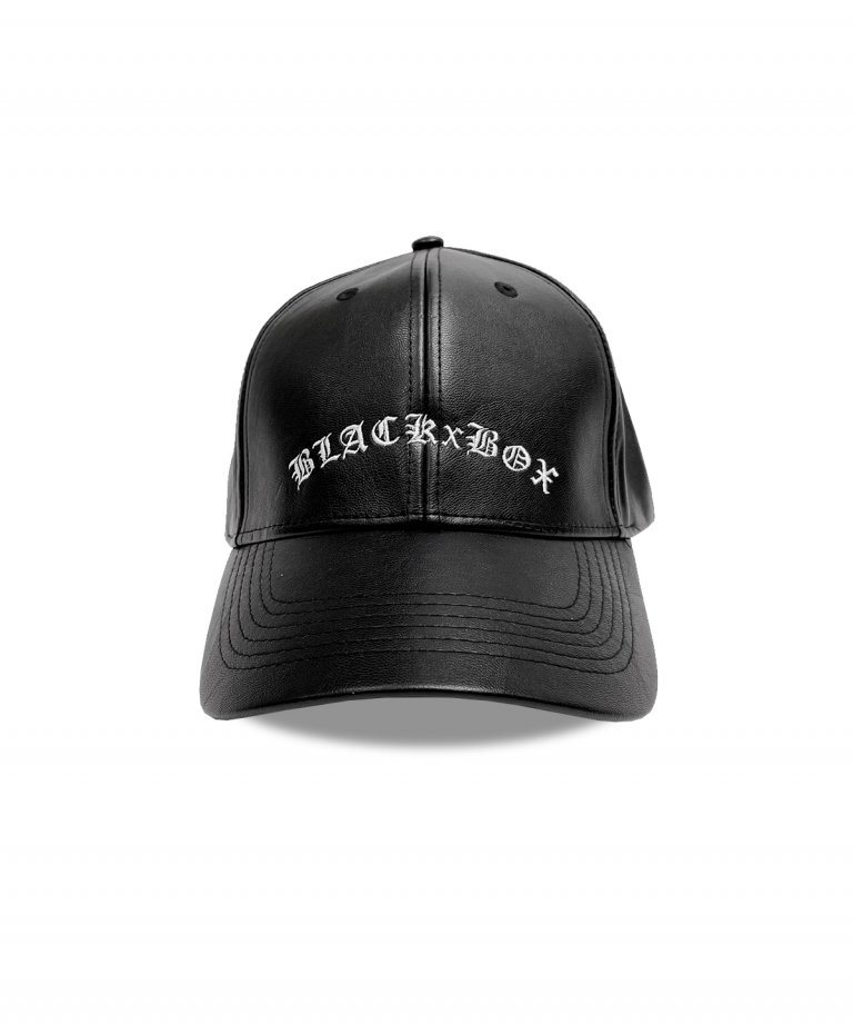  BLACKBOX Leather LOGO Embroidery CAP