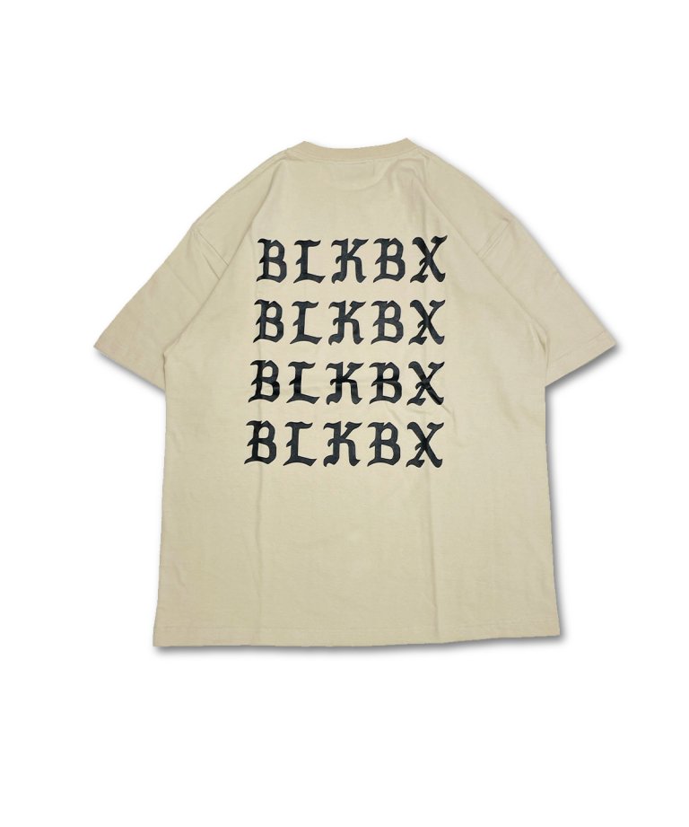 【22SS最新作】 BLACK×BOX OverSize OLD LOGO T-Shirts.BEG