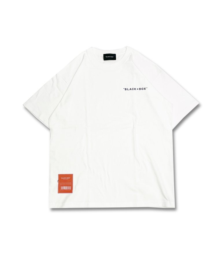 【22SS最新作】BLACK×BOX Simple LOGO T-Shirts.WHT