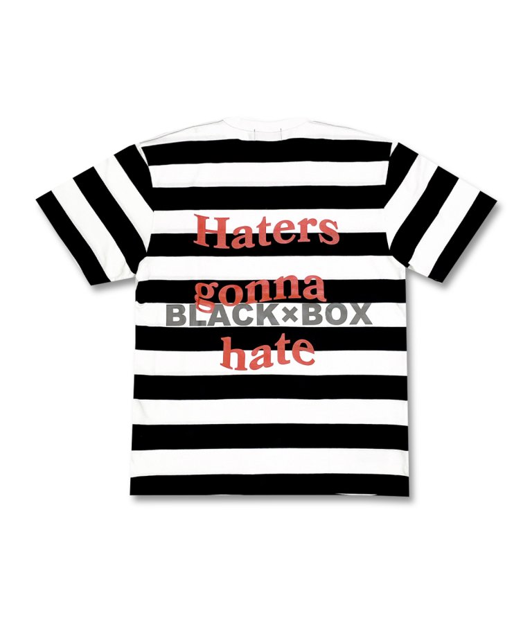【22SS最新作】BLACK×BOX Border Reflector T-Shirts 2022 Border×RED