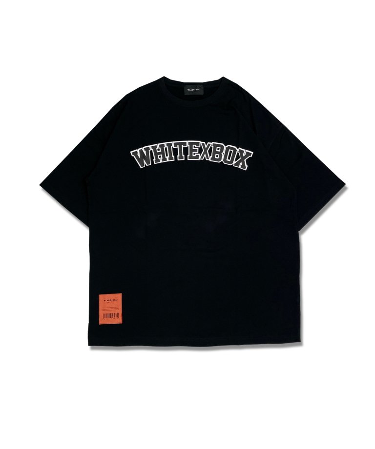7月30日再販売【22SS最新作】WHITE×BOX “Front Arch LOGO” T-Shirts.BLK×WHT