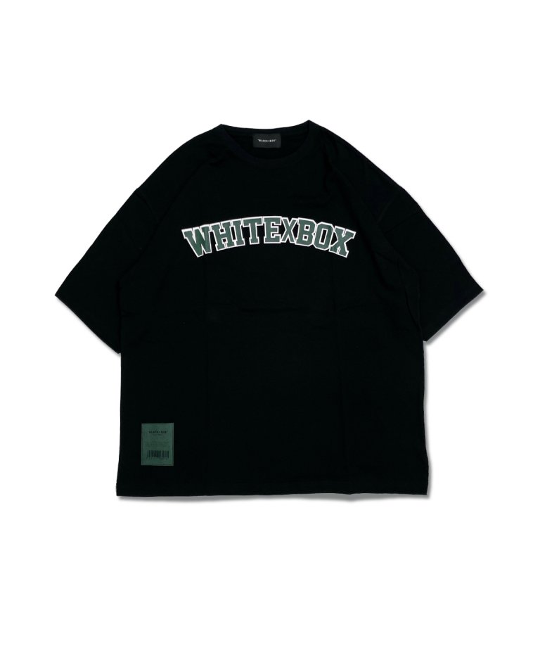 WHITEBOX Front Arch LOGO T-Shirts.BLKGREEN