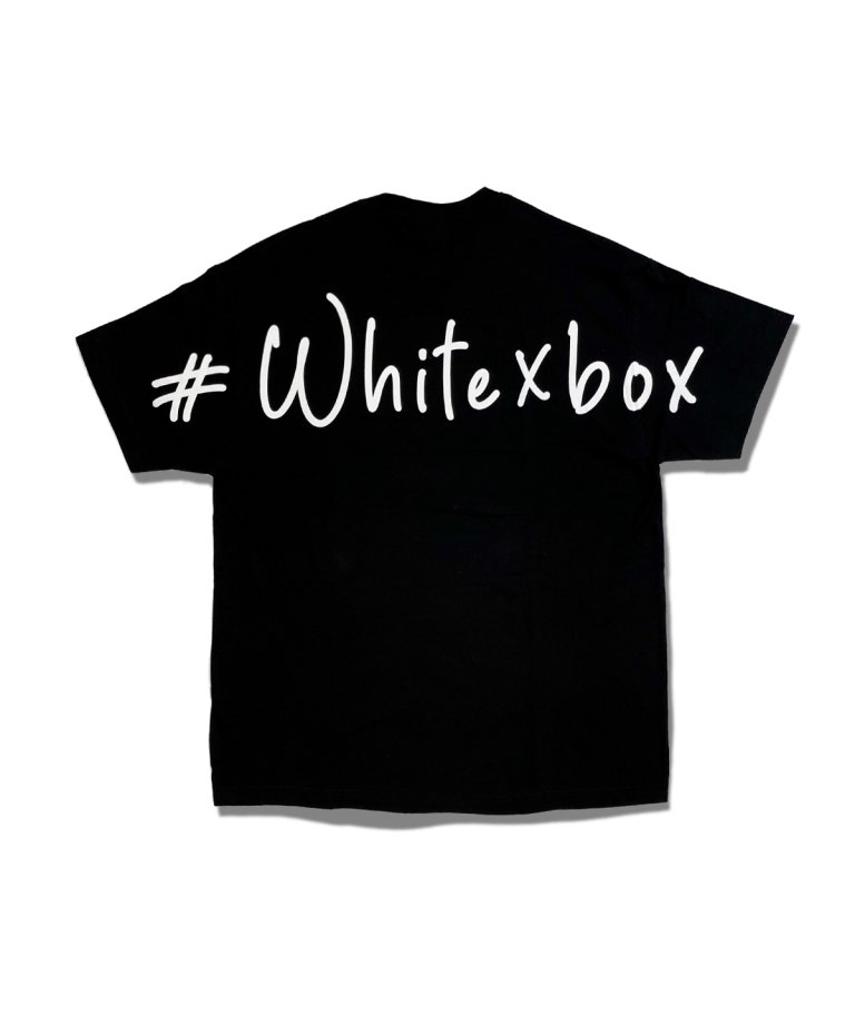 【22SS最新作】WHITE×BOX “BIG  LOGO” T-Shirts.BLK