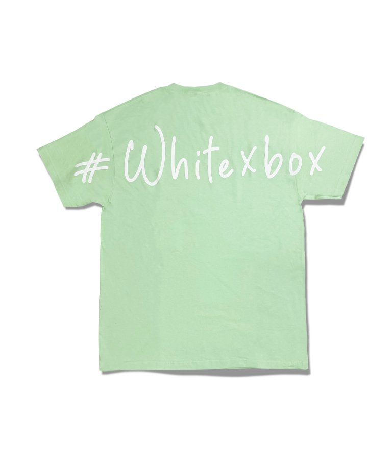 【22SS最新作】WHITE×BOX “BIG  LOGO” T-Shirts.MINT