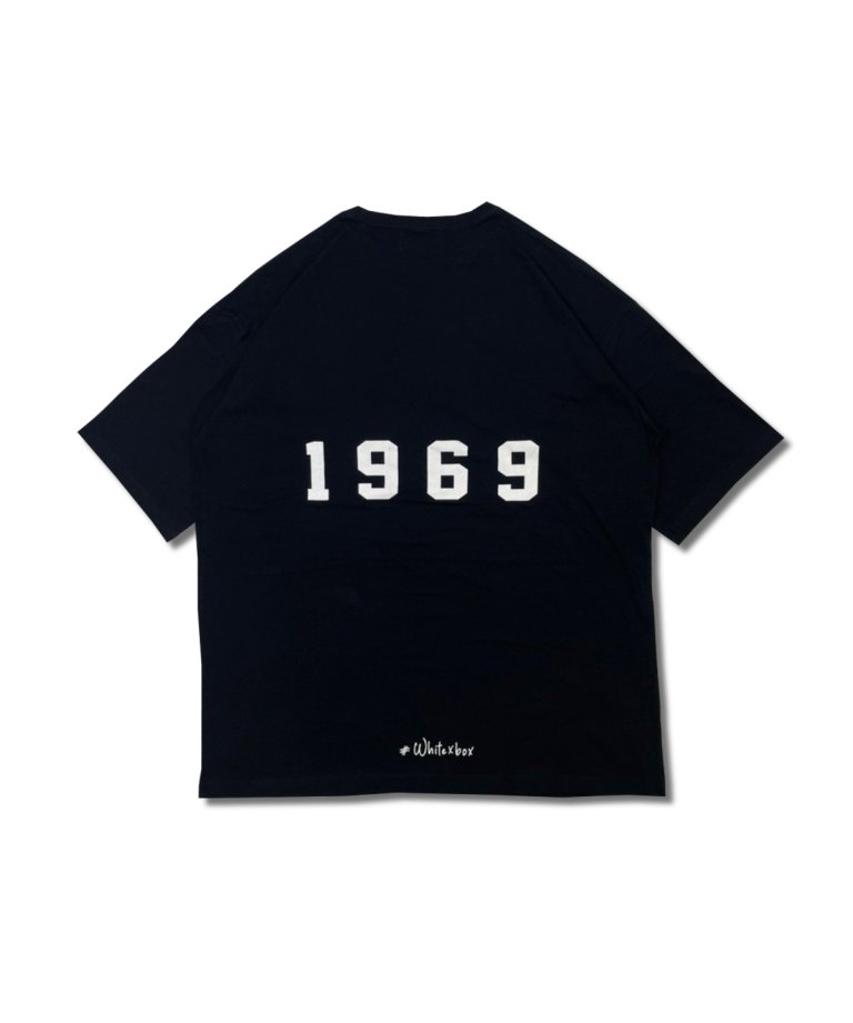 【22AW最新作】WHITE×BOX 1969 OverSize T-Shirts.BLK