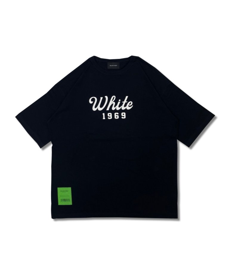 9月12日再入荷【22AW最新作】WHITE×BOX Sports  Number T-Shirts.BLK