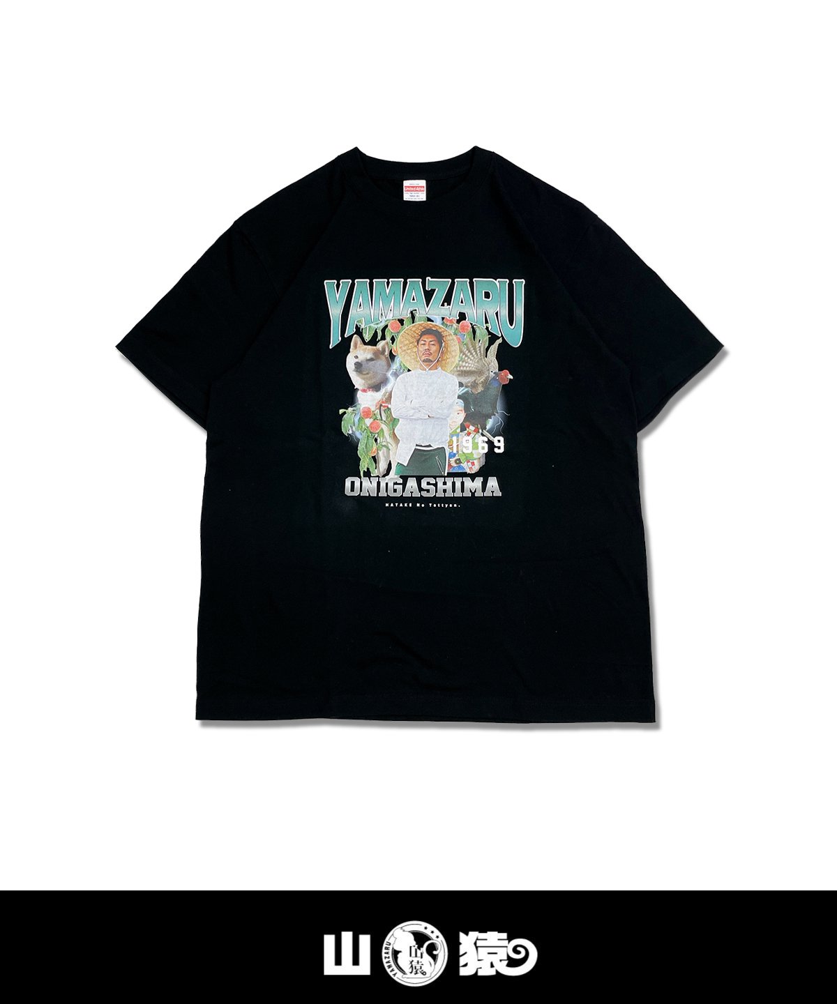 【山猿グッズ2022】山猿×畑のたっちゃん桃太郎TシャツMINT