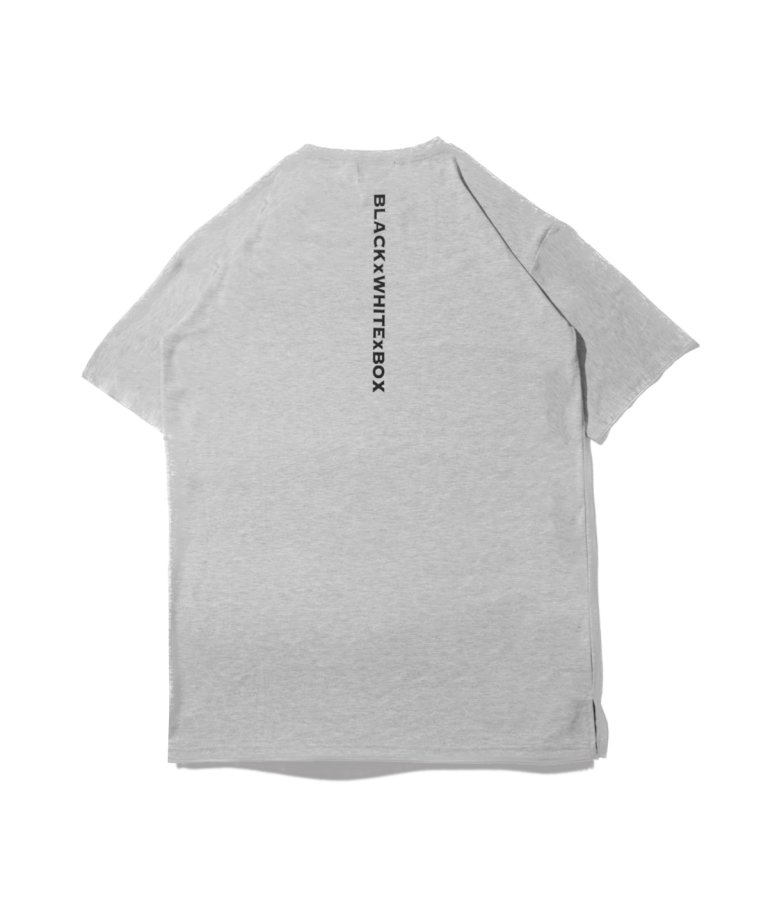 23SSǿBLACKBOX BACK LINE Over Size T-Shirts.GRY