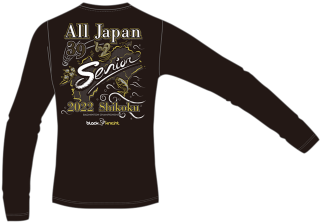 第39回全日本シニアバドミントン選手権大会記念　ロングTシャツ