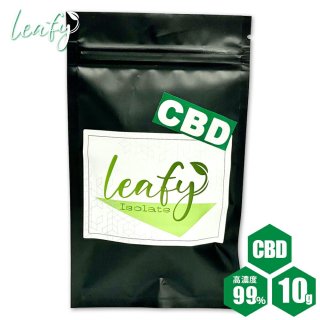 Leafy CBD アイソレート パウダー 5g 5000mg 粉末 粉 CBDパウダー 99％ 本体 高濃度 超高濃度 高純度 舌下吸収  睡眠や健康維持に - 虹の葉project