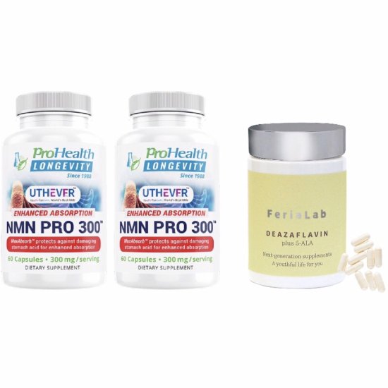 お得3セット】NMN Prohealth 300 60カプセル (Uthever NMN) 2本 と