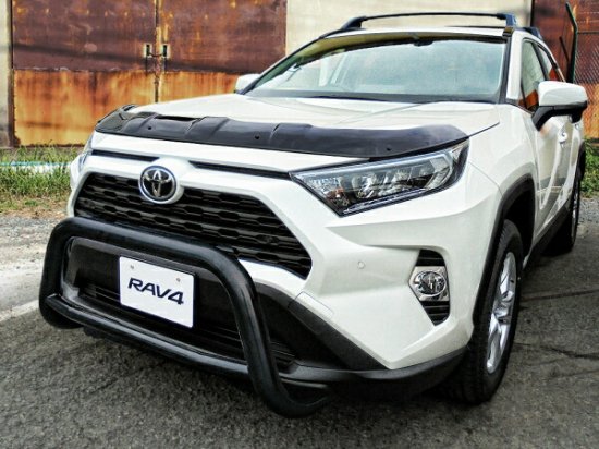 RAV4 50系 PHV パーツ ブルバー フロントバンパーガード フロントグリルガード パーツ しし狩りバンパー プロテクター ドレスアップ  カスタム オフロード A-BAR 西濃 - ネクサスジャパン