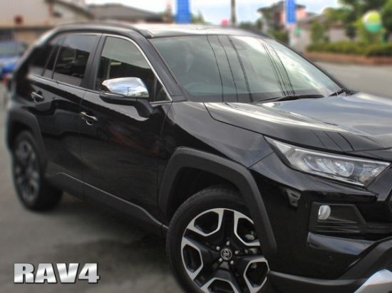 新型RAV4 50系 PHV パーツ メッキ ドアミラーガーニッシュ 2P ドアミラーカバー パーツ サイドミラー ドレスアップ 外装 カスタム 新型 ラブフォー トヨタ アクセサリー 宅配便 - ネクサスジャパン