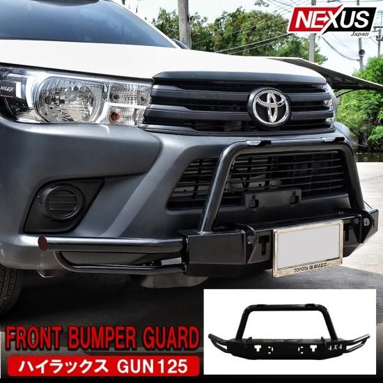 フラワーB ブルーグレイ トヨタ ハイラックス GUN125 前期TOYOTAグリル