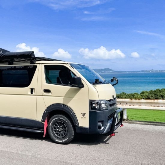 ハイエース 200系 ボンネット ライトステー ブラック 1型 2型 3型 4型 5型 HIACE TRH200 ワーキングライトブラケット  固定ブラケット ステー 左右セット 宅配 - ネクサスジャパン