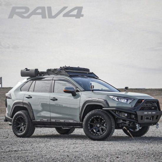 RAV4 50系 サイドドアガーニッシュ ゴリゴリ風塗装 サイドドアモール ...