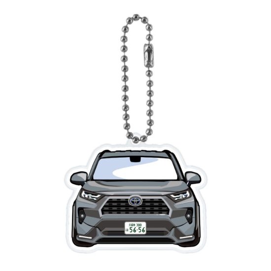 RAV4 標準グレード TRDタイプ イラスト ナンバー印字 デフォルメキーホルダー ドレスアップ カスタム デフォルメ イラスト アクリル ネコポス  印刷 - ネクサスジャパン