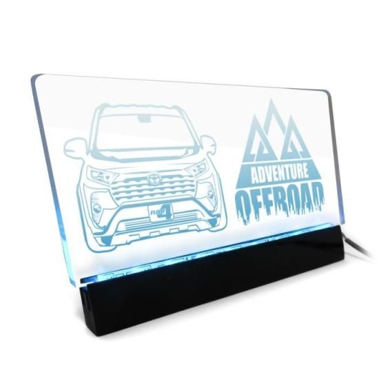 アクリルプレート RAV4 TRD エアロ 車体ステッカー SP1R - メルカリ