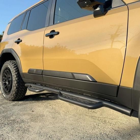 【新車外し】 ランドクルーザー250 サイドステップ 左右セット ボルト付 新車外し】 ランドクルーザー250 サイドステップ 左右セット