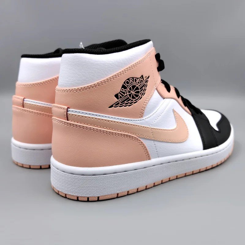 AIR JORDAN 1 MID( 硼 1 ߥå) 554724-133 28.5cm ۥ磻/ԥ/֥å  6 snisellya