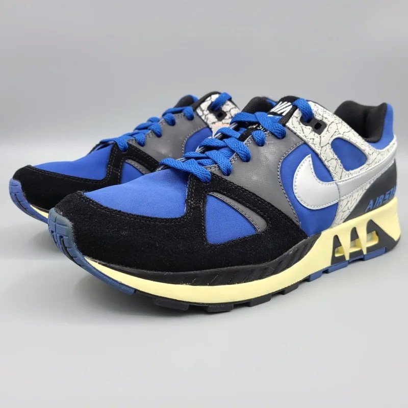 NIKE AIR STABBxMITA SNEAKERS,313717-401,青/灰|snisellya