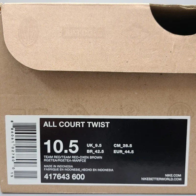 NIKE ALL COURT TWIST 417643-600 28.5cm  å  13 snisellya