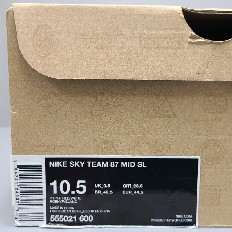 NIKE SKY TEAM 87 MID SL 555021-600 28.5cm ϥѡå/ۥ磻  13 snisellya