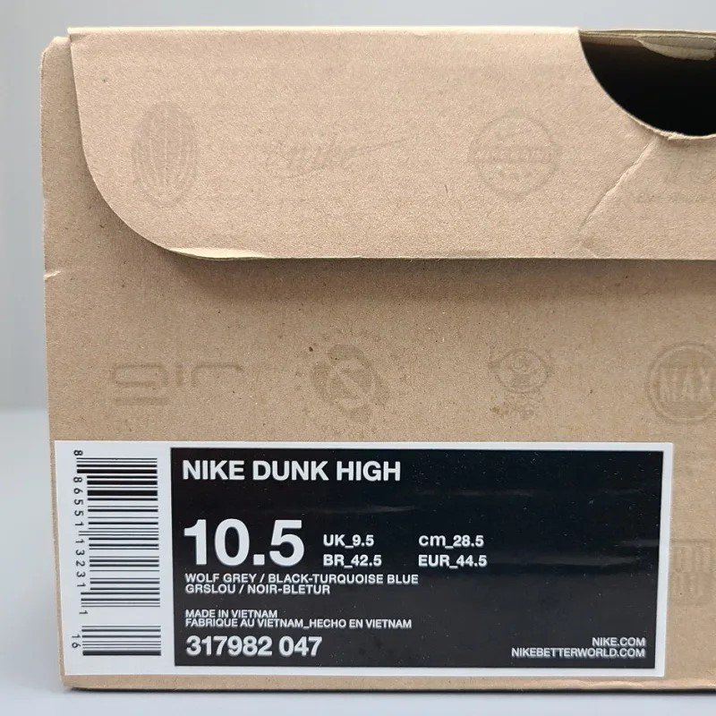 NIKE DUNK HIGH 08 ɥ󥪥ԥå 317982-047 28.5cm  졼/֥å  13 snisellya